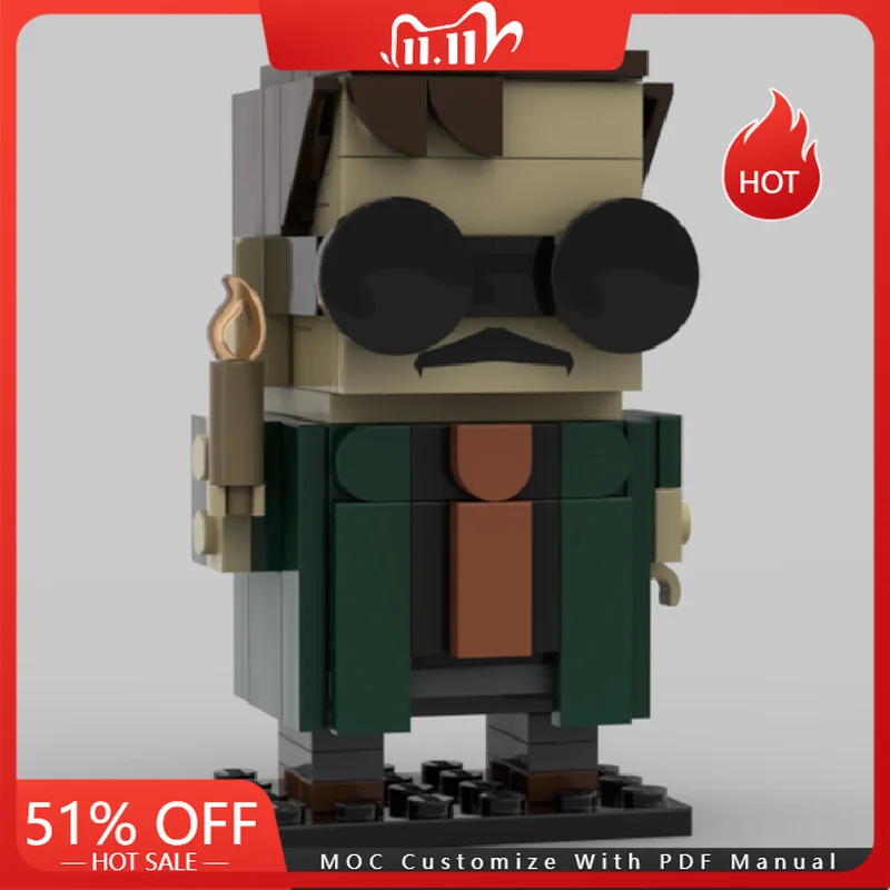 122 PCS MOC Famous Movie Character Cool Brickheadz Model Building Blocks DIY Assembly Bricks Toy For Kids Adults Christmas Gifts
122 PCS MOC Famous Movie Character Cool Brickheadz Model Building Blocks DIY Assembly Bricks Toy For Kids Adults Christmas Gifts