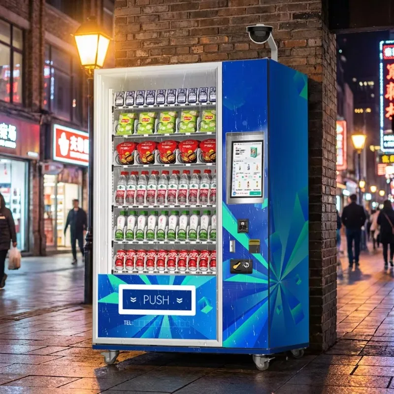 Commercial Food Vending Machine Smart Snack Drink Combined Dispenser Automatic Retail Vending Kiosk Station
Commercial Food Vending Machine Smart Snack Drink Combined Dispenser Automatic Retail Vending Kiosk Station