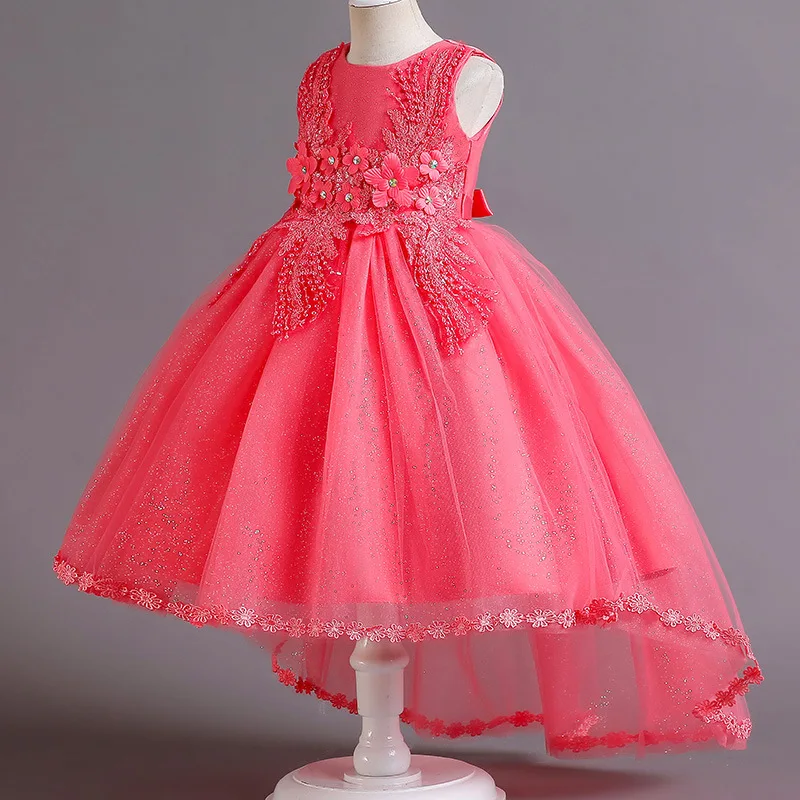 Flower Girl Dress Princess Dress sleeveless Sequin row flower tail catwalk piano host performance dress
Flower Girl Dress Princess Dress sleeveless Sequin row flower tail catwalk piano host performance dress