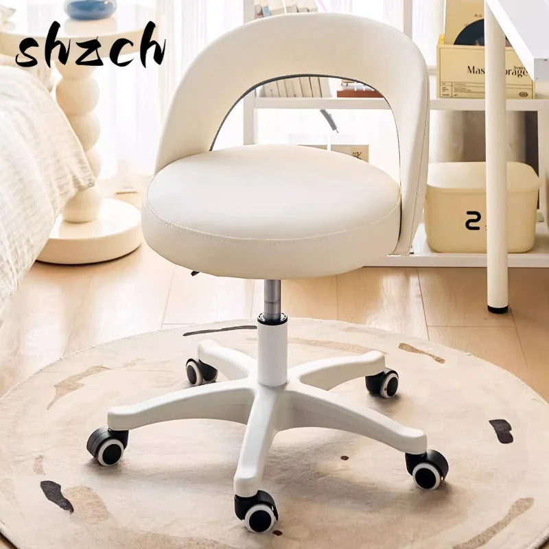Household Makeup Chair Bedroom Dressing Stool Living Room Soft Seats with Wheels Computer Chair Office Study Backrest Chair
Household Makeup Chair Bedroom Dressing Stool Living Room Soft Seats with Wheels Computer Chair Office Study Backrest Chair