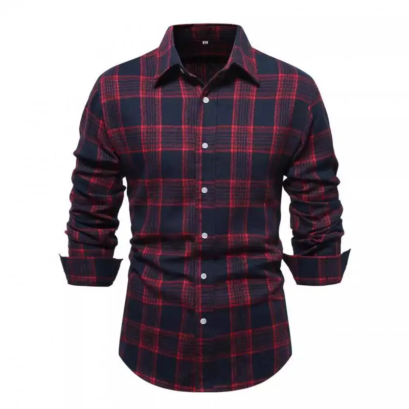 Red Brushed Checkered Long Sleeve Men's Shirt Comfortable Classic Fit Fashionable Inner Wear for Men And Women
Red Brushed Checkered Long Sleeve Men's Shirt Comfortable Classic Fit Fashionable Inner Wear for Men And Women