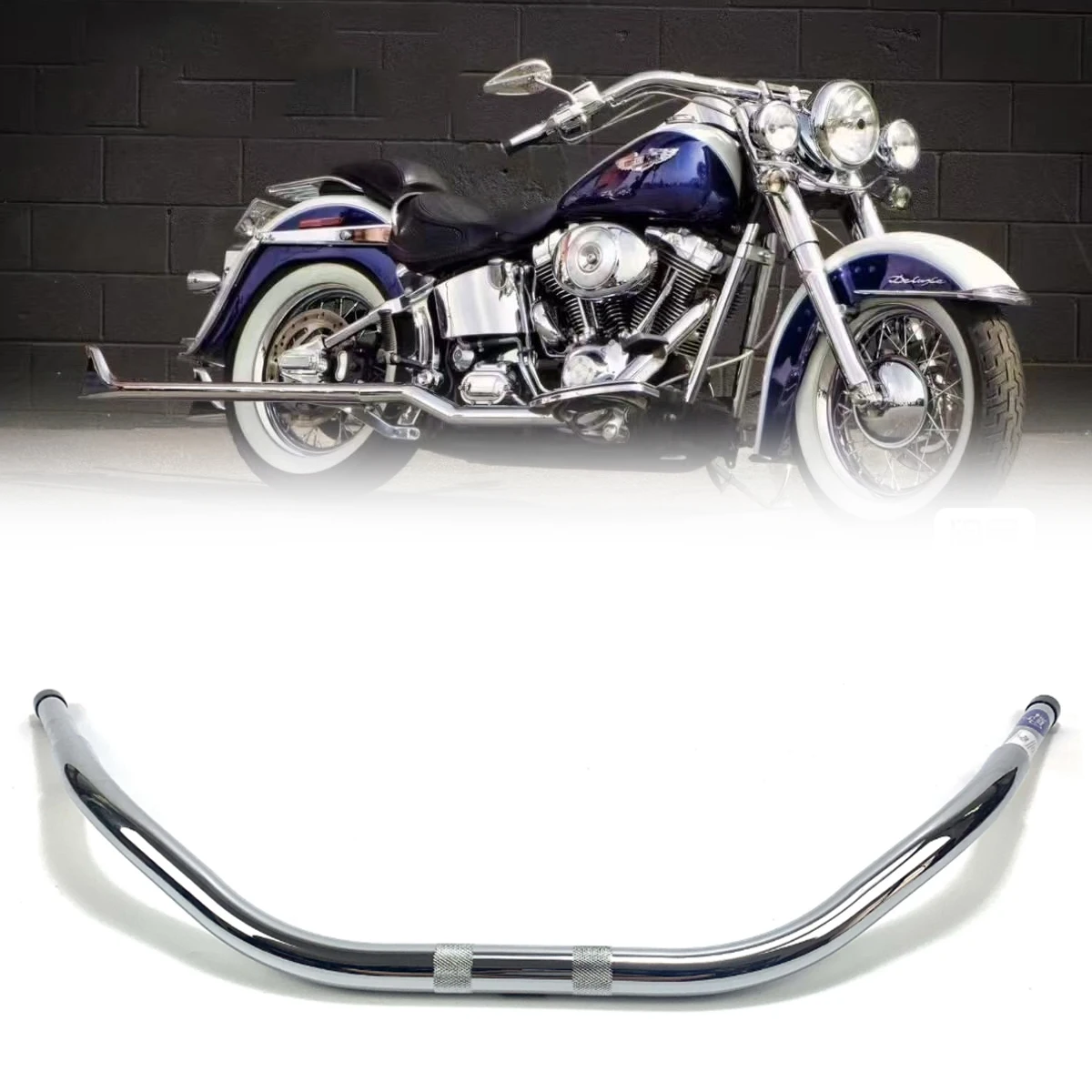 For Harley Dana Soft tail Fat BoyBreakout Heritage classic Road KingDeluxe 1-1/4" Motorcycle HandlebarBeach handle Bar
For Harley Dana Soft tail Fat BoyBreakout Heritage classic Road KingDeluxe 1-1/4" Motorcycle HandlebarBeach handle Bar