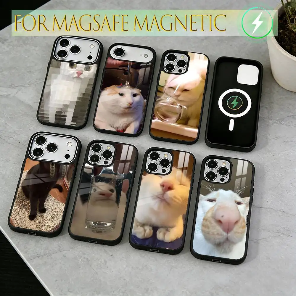 Funny Cat Phone Case Phone Case For iPhone17,16,15,14,13,12,11 Plus,Pro Magnetic For Magsafe Wireless Charging
Funny Cat Phone Case Phone Case For iPhone17,16,15,14,13,12,11 Plus,Pro Magnetic For Magsafe Wireless Charging