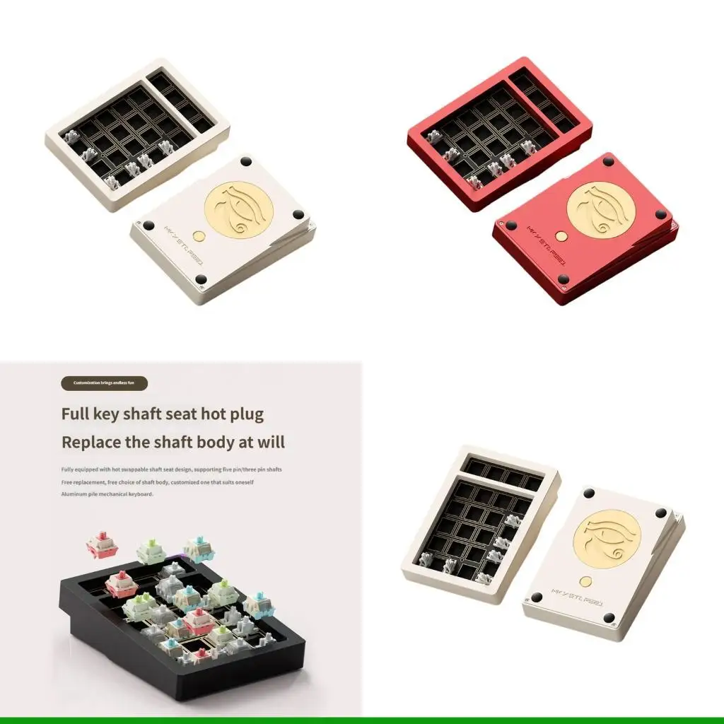 U55C 3Mode Numeric Keypad Without Keycaps Switches Bluetooth-compatible Wireless