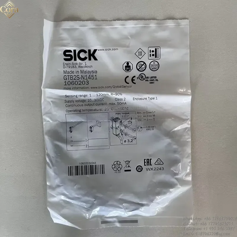 SICK brand origianl GTB2S-N1451 PHOTOELECTRIC SENSORS new in stock
SICK brand origianl GTB2S-N1451 PHOTOELECTRIC SENSORS new in stock