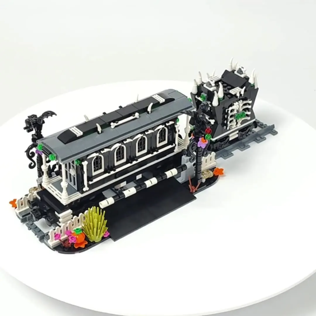 Halloween Style Rail Car Scene MOC Building Blocks Train Carriage/Train Intersection Aisle Bricks Toys Compatible With LEGO
Halloween Style Rail Car Scene MOC Building Blocks Train Carriage/Train Intersection Aisle Bricks Toys Compatible With LEGO