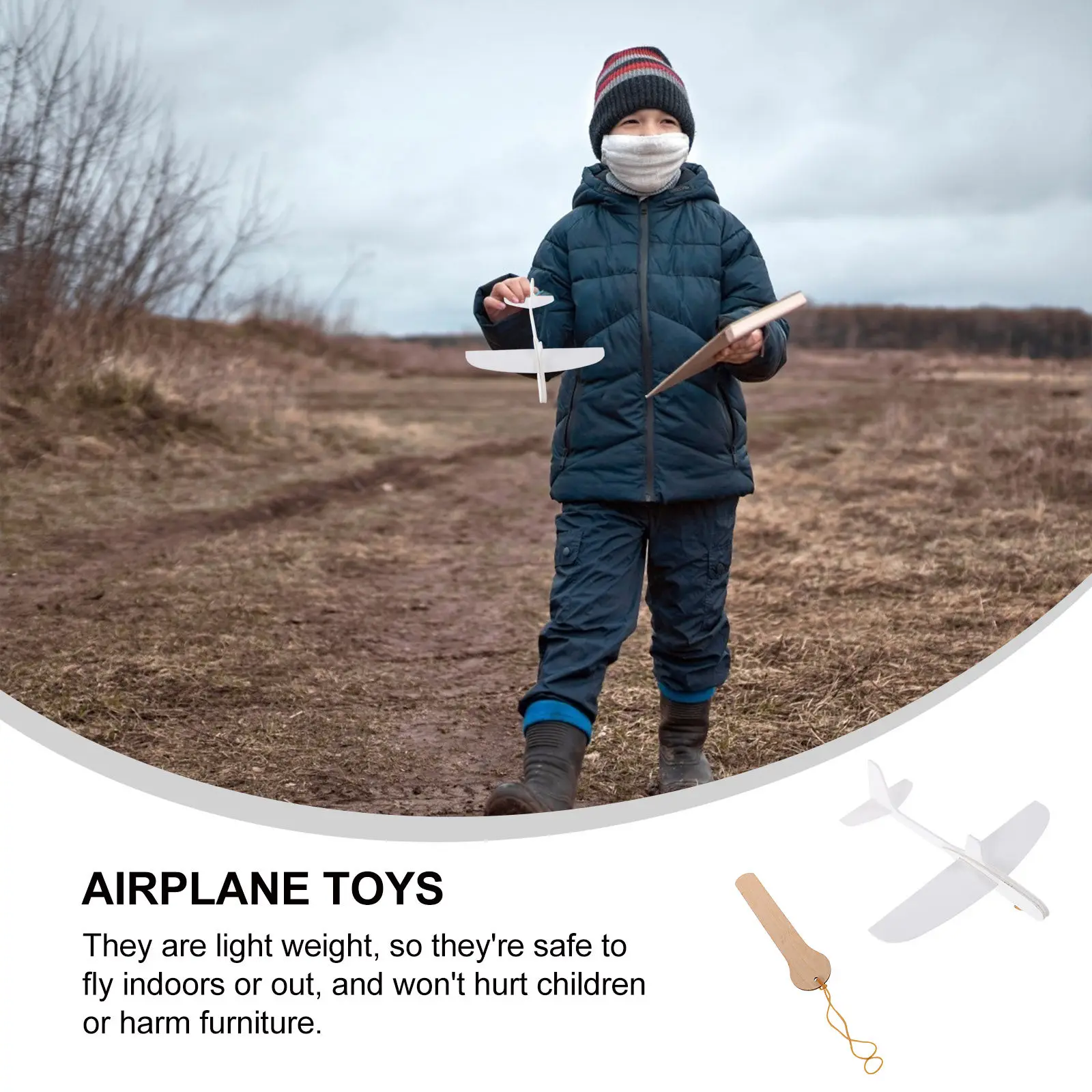White Blank Foam Glider DIY Paintable Airplane Outdoor Flying Throwing Foam Plane Airplane Flying Toys Biplane Toy
White Blank Foam Glider DIY Paintable Airplane Outdoor Flying Throwing Foam Plane Airplane Flying Toys Biplane Toy