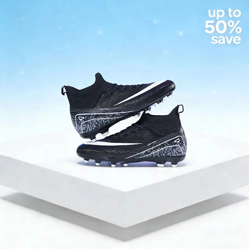 Professional Men Football Shoes Futsal Indoor Football Boots FG Adult Teenagers Training Soccer Shoes Non Slip Cleats Sneaker
Professional Men Football Shoes Futsal Indoor Football Boots FG Adult Teenagers Training Soccer Shoes Non Slip Cleats Sneaker