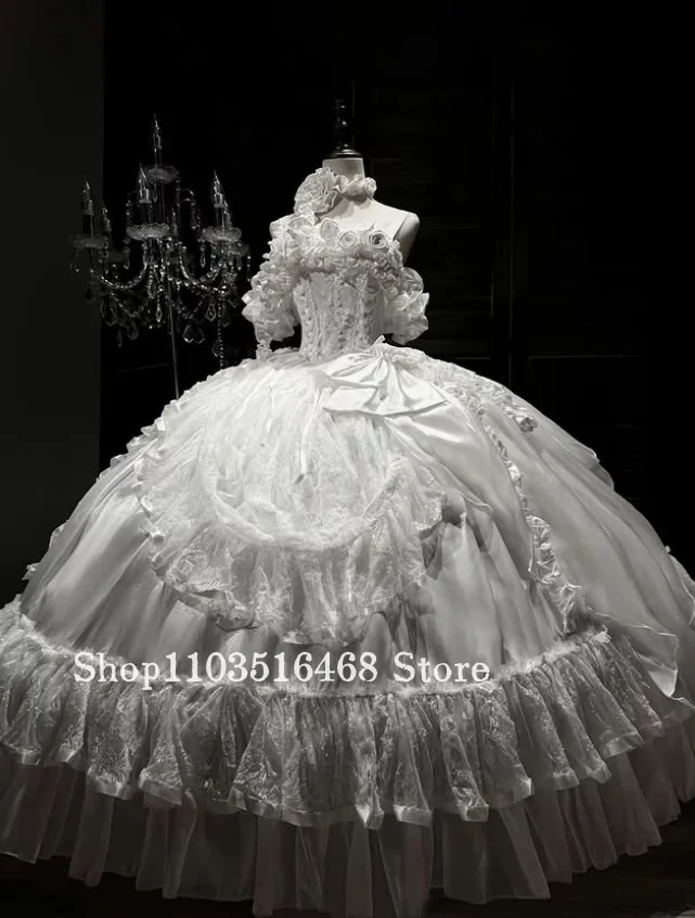 Викторианское платье для выпускного вечера в стиле Лолиты, кружевное 3D цветочное платье с большим бантом, милое выпускное платье для выпускного вечера, дня рождения, маскарада, Хэллоуина, на заказ
Викторианское платье для выпускного вечера в стиле Лолиты, кружевное 3D цветочное платье с большим бантом, милое выпускное платье для выпускного вечера, дня рождения, маскарада, Хэллоуина, на заказ