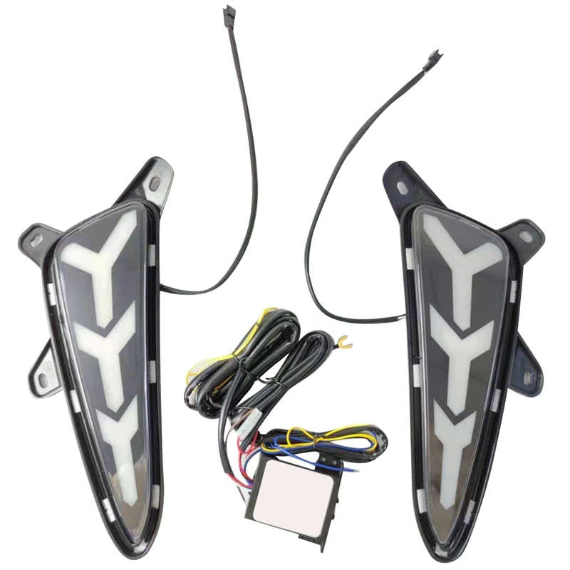 2Pcs LED Car Fog Lamp DRL Daytime Running Light For Toyota C-HR CHR 2016-2018 With Turn Signal
2Pcs LED Car Fog Lamp DRL Daytime Running Light For Toyota C-HR CHR 2016-2018 With Turn Signal