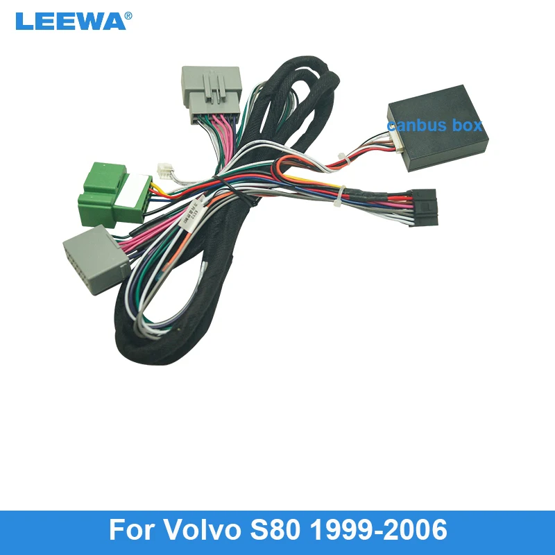 LEEWA Car 16pin Audio Wiring Harness For Volvo S80 99-06(1st Gen.) Aftermarket Stereo Installation Wire Adapter
LEEWA Car 16pin Audio Wiring Harness For Volvo S80 99-06(1st Gen.) Aftermarket Stereo Installation Wire Adapter
