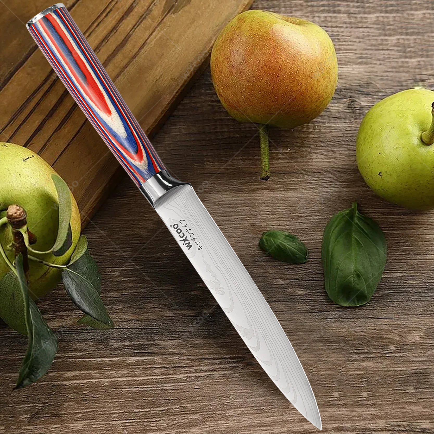 Kitchen Knives Laser Damascus Pattern Professional Chef Knife Japanese Santoku Knife Meat Vegetable Fruit Cooking Utility Knife
Kitchen Knives Laser Damascus Pattern Professional Chef Knife Japanese Santoku Knife Meat Vegetable Fruit Cooking Utility Knife