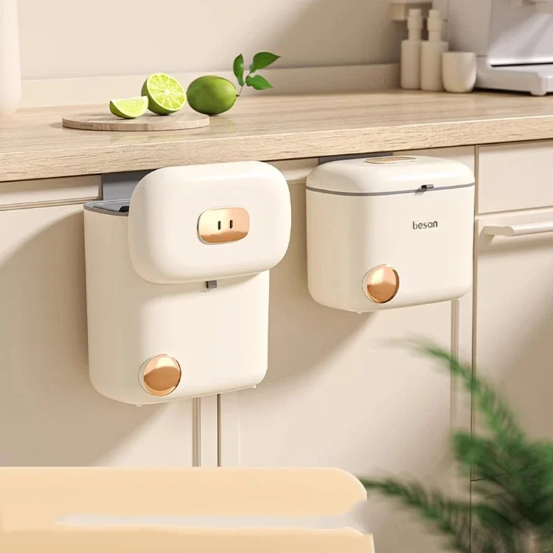 Kitchen Trash Can With Lid Wall Mounted Hands-Free Design Odor Control Stainless Steel Waste Bin
Kitchen Trash Can With Lid Wall Mounted Hands-Free Design Odor Control Stainless Steel Waste Bin