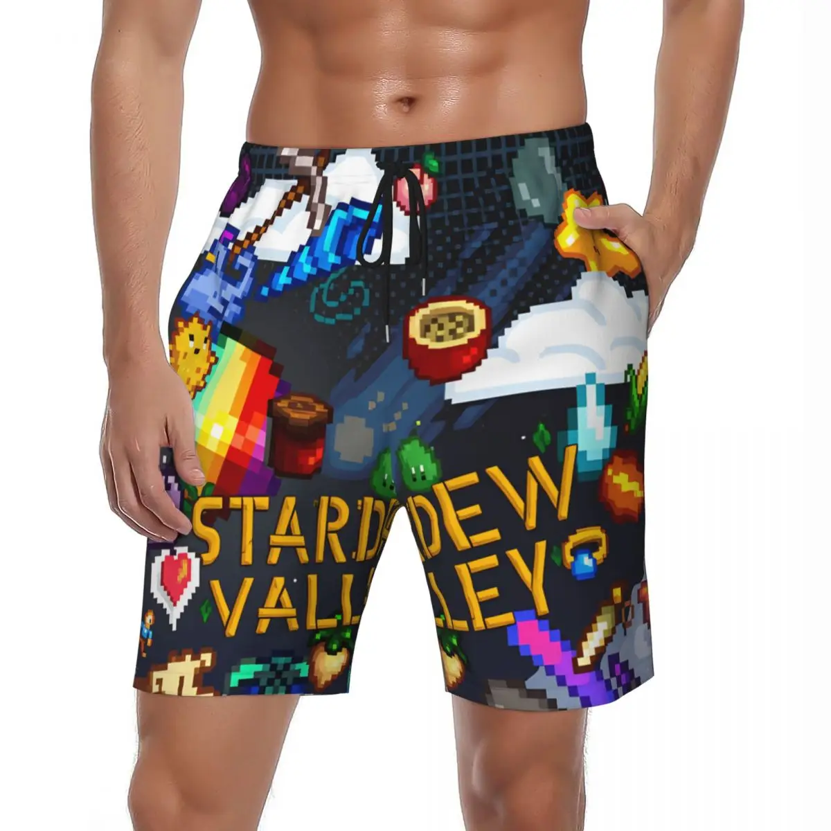 Stardew Valley Collage Board Shorts Summer Sports Beach Shorts Males Breathable Classic Custom DIY Plus Size Swim Trunks
Stardew Valley Collage Board Shorts Summer Sports Beach Shorts Males Breathable Classic Custom DIY Plus Size Swim Trunks
