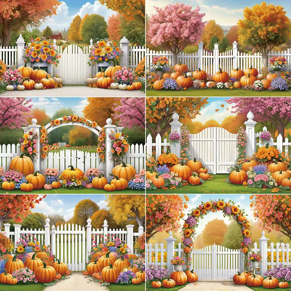 MOON.QG Autumn Harvest Thanksgiving Photography Backdrop Garden Fence Photo Frame Studio Background Party Photographic Back Drop
MOON.QG Autumn Harvest Thanksgiving Photography Backdrop Garden Fence Photo Frame Studio Background Party Photographic Back Drop