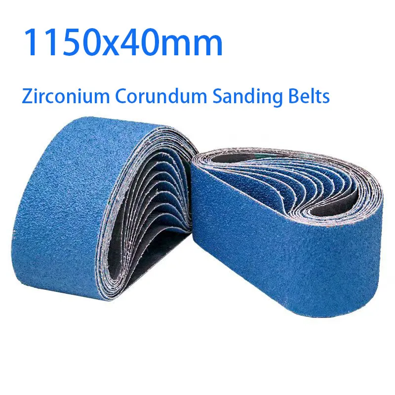 70PCS Customized 1150x40mm Zirconium Corundum Sanding Belts Blue P40-600Grits Sanding Bands Belt Grinder Accessories
70PCS Customized 1150x40mm Zirconium Corundum Sanding Belts Blue P40-600Grits Sanding Bands Belt Grinder Accessories