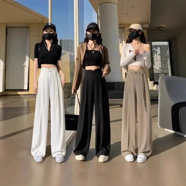 NICE драпированные брюки в китайском стиле с высокой талией, женские летние брюки маленького размера с защитой от солнца, широкие брюки прямого кроя в стиле ретро на пуговицах
NICE драпированные брюки в китайском стиле с высокой талией, женские летние брюки маленького размера с защитой от солнца, широкие брюки прямого кроя в стиле ретро на пуговицах