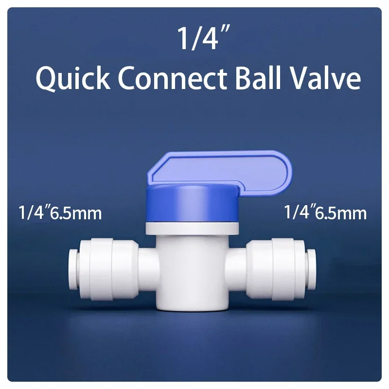 1/4" 3/8" OD Tube Tap Shut off Ball Valve POM Quick Fitting Connector Tee Elbow Reducer Aquarium RO Water Filter Reverse Osmosis
1/4" 3/8" OD Tube Tap Shut off Ball Valve POM Quick Fitting Connector Tee Elbow Reducer Aquarium RO Water Filter Reverse Osmosis