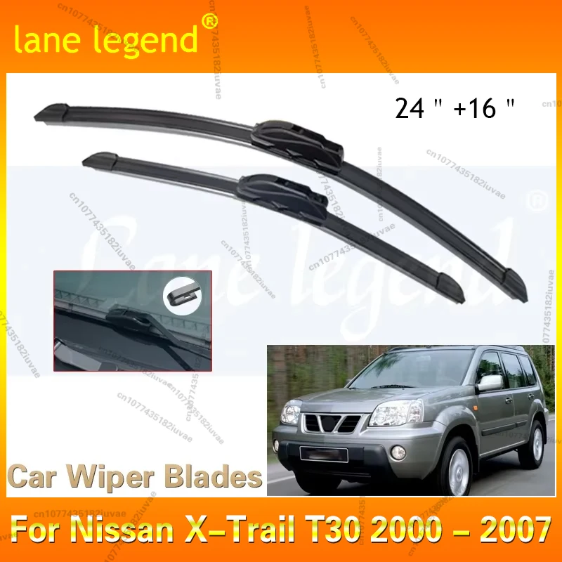 Car Wiper Front Wiper Blades Set For Nissan X-Trail T30 2000 - 2007 Windshield Windscreen Window Brushes 24"+16" 2004 2005
Car Wiper Front Wiper Blades Set For Nissan X-Trail T30 2000 - 2007 Windshield Windscreen Window Brushes 24"+16" 2004 2005