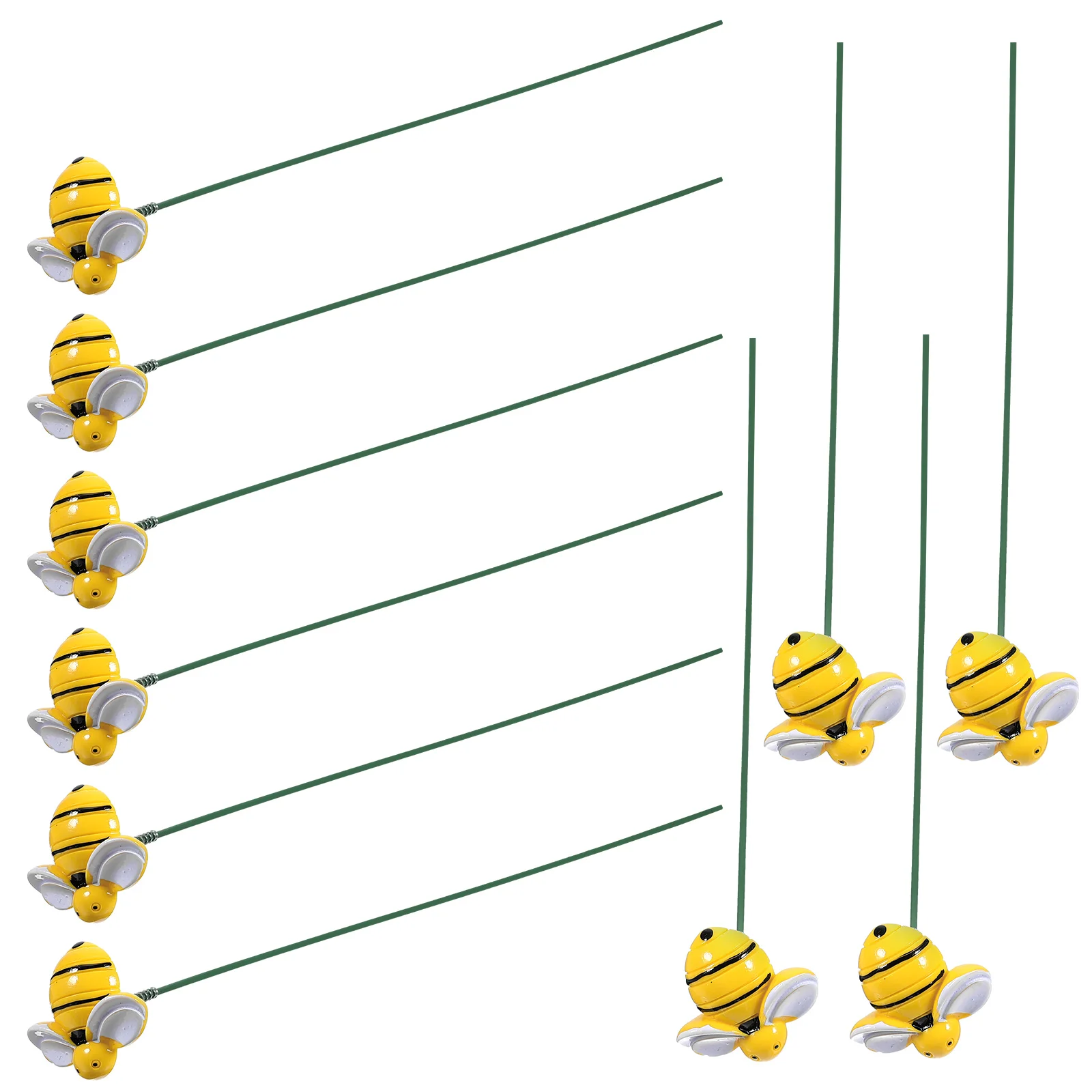 10 Pcs Little Bee Flower Arrangement Patio Decoration Stakes Metal Plastic Garden Planter
10 Pcs Little Bee Flower Arrangement Patio Decoration Stakes Metal Plastic Garden Planter