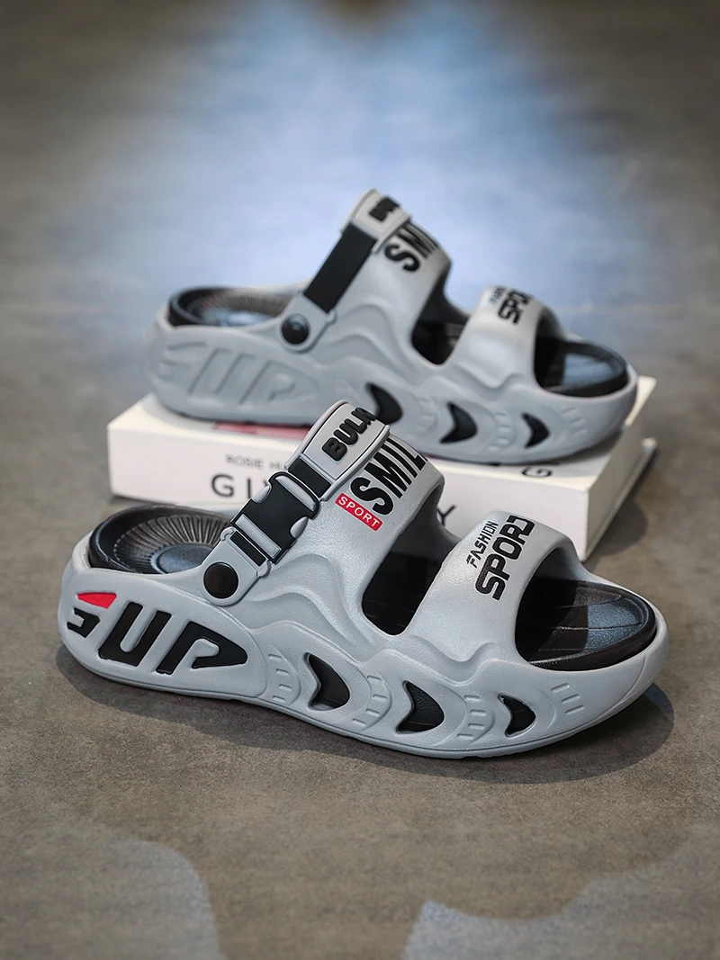Men's 2026 New Anti-Slip Thick Bottom Casual Sports Driving Beach Sandals Two-Purpose Water Shoes Comfortable EVA Slippers
Men's 2026 New Anti-Slip Thick Bottom Casual Sports Driving Beach Sandals Two-Purpose Water Shoes Comfortable EVA Slippers