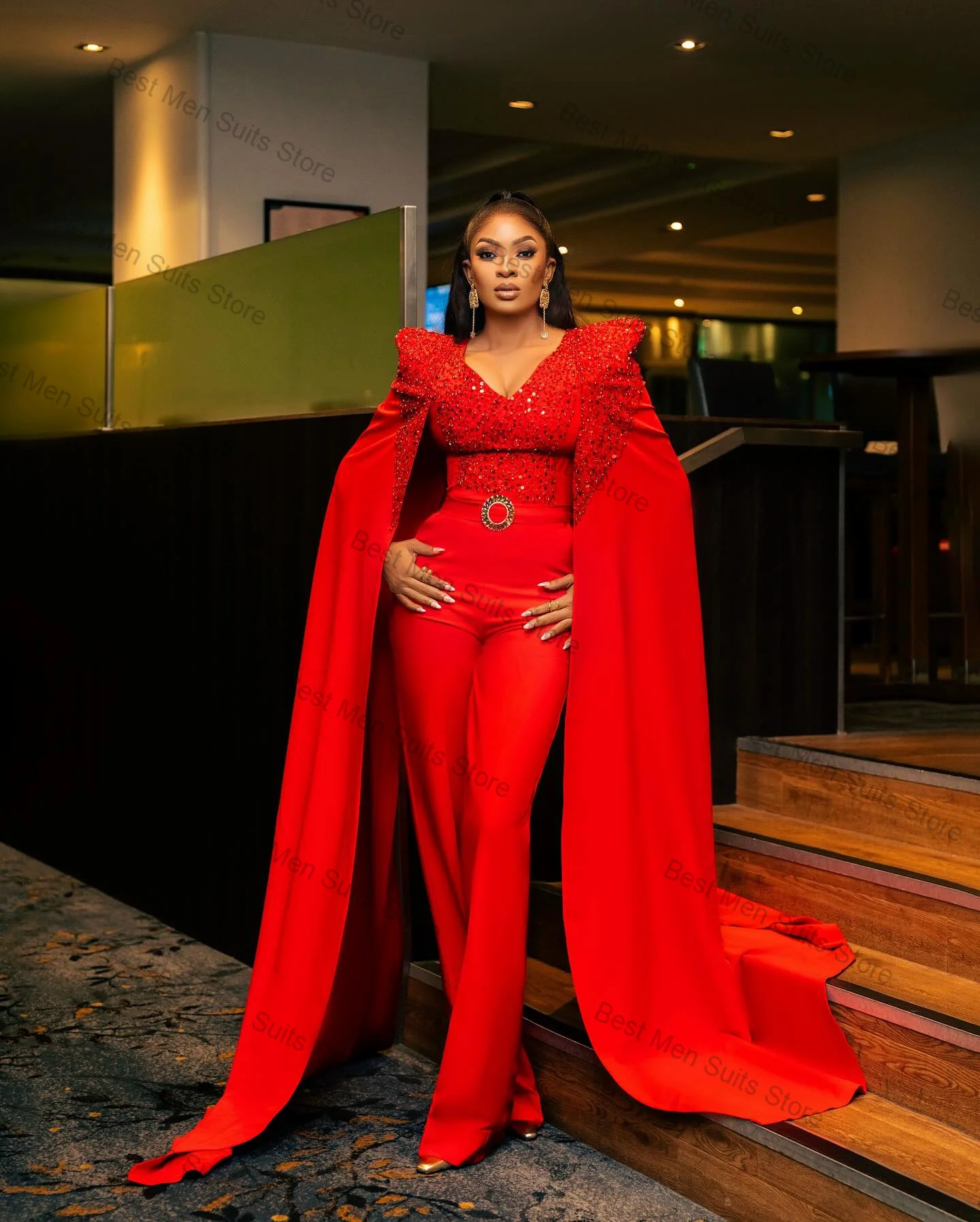 Luxury Red Wrap Women Suit Set 2 Piece Blazer+Pants Trousers Crystal Formal Office Jacket Customized Wedding Tuxedos Cotton Coat
Luxury Red Wrap Women Suit Set 2 Piece Blazer+Pants Trousers Crystal Formal Office Jacket Customized Wedding Tuxedos Cotton Coat
