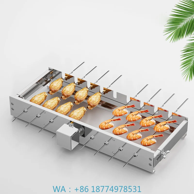 Adjustable Width Tumbling Skewer Holder, Flip Style Barbecue Frame for Meat Roasting
Adjustable Width Tumbling Skewer Holder, Flip Style Barbecue Frame for Meat Roasting