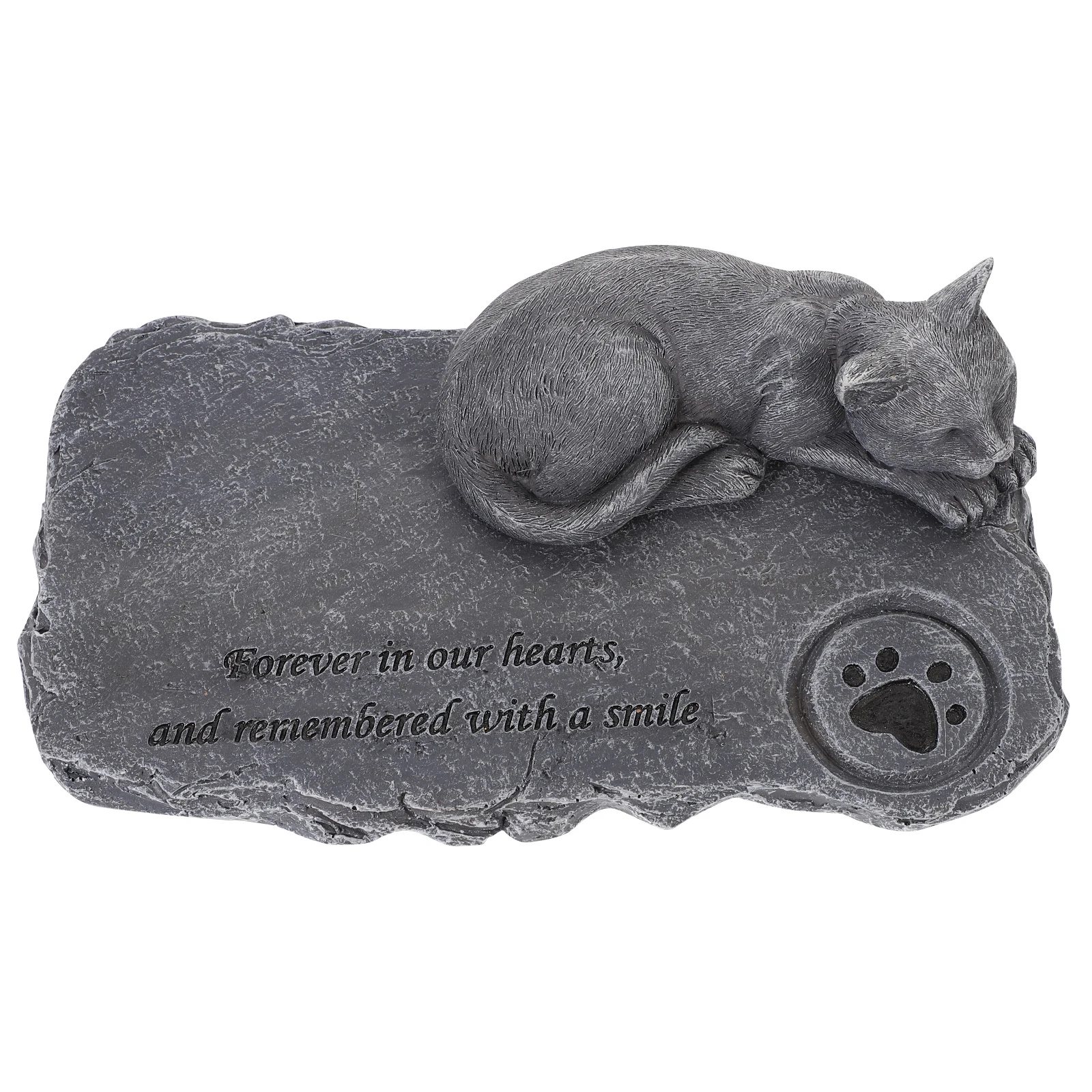 Pet Memorial Stones Durable Resin Cat Statue Outdoor Garden Remembrance Gift Wear Resistant Tribute Stone Lost Pet
Pet Memorial Stones Durable Resin Cat Statue Outdoor Garden Remembrance Gift Wear Resistant Tribute Stone Lost Pet