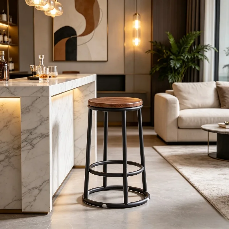 Bar Height Stool, Thickened High Bar Chair for Bar KTV Cashier Desk
Bar Height Stool, Thickened High Bar Chair for Bar KTV Cashier Desk