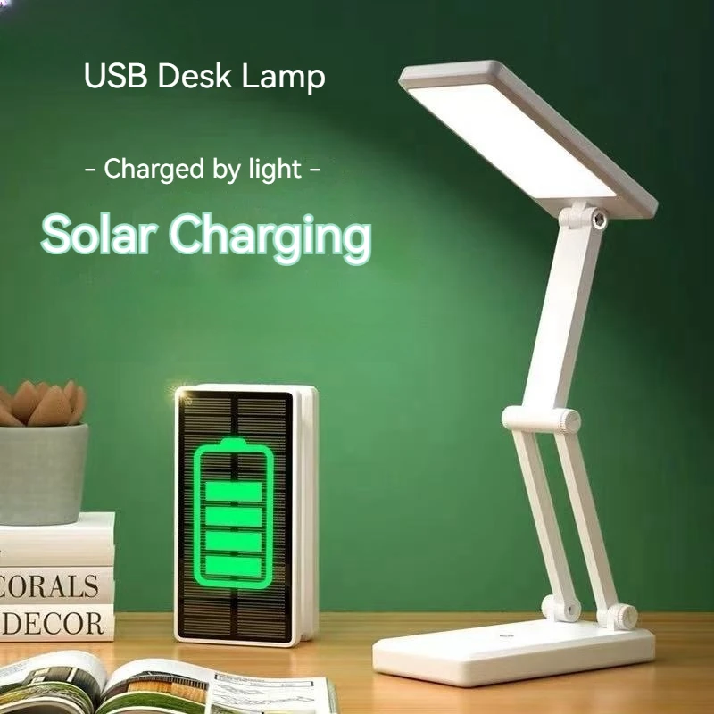 Solar Folding Pocket Table Lamp Type-c Rechargeable Led Lamp Eye protection Reading light Soft Light Led Desk lamp For Reading
Solar Folding Pocket Table Lamp Type-c Rechargeable Led Lamp Eye protection Reading light Soft Light Led Desk lamp For Reading