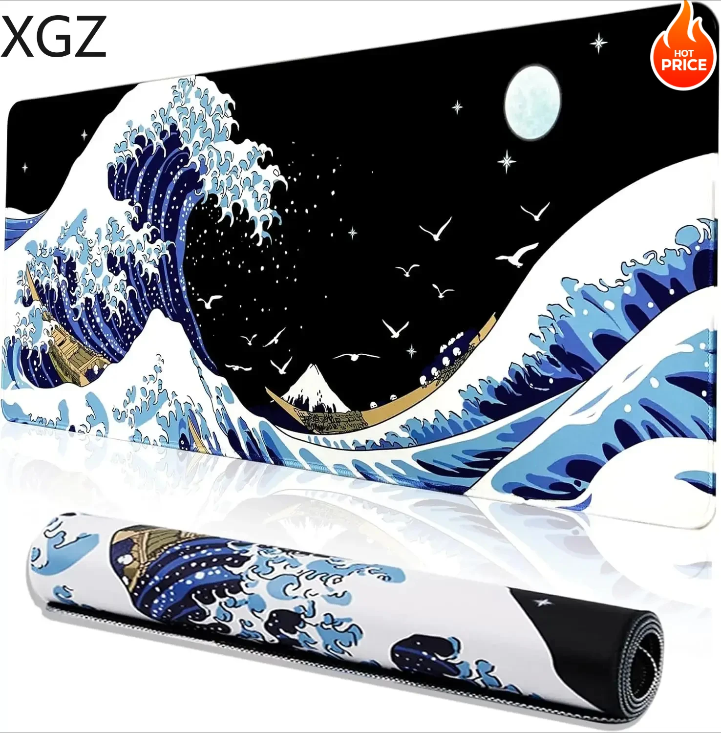 Large gaming mouse pad Rubber non-slip base wave pattern design desk mat Laptop office mats Desktop aesthetic table pads XXL
Large gaming mouse pad Rubber non-slip base wave pattern design desk mat Laptop office mats Desktop aesthetic table pads XXL
