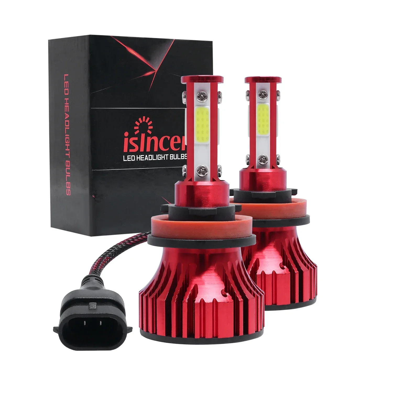 H11 LED Headlight Bulbs 80w 12000LM H4 H7 H11 H13 LED Car Headlights 4 Side Lights 5202 9007 9005 9006 COB Bulb Fog Light 6000K
H11 LED Headlight Bulbs 80w 12000LM H4 H7 H11 H13 LED Car Headlights 4 Side Lights 5202 9007 9005 9006 COB Bulb Fog Light 6000K