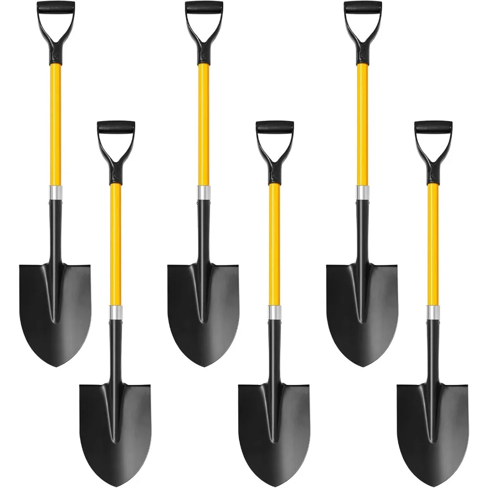 6 Pcs Heavy Duty Digging Shovel 41" Metal with Trenching Blade and Comfortable D-Handle, Wooden Handel Garden Shovel, Constructi
6 Pcs Heavy Duty Digging Shovel 41" Metal with Trenching Blade and Comfortable D-Handle, Wooden Handel Garden Shovel, Constructi