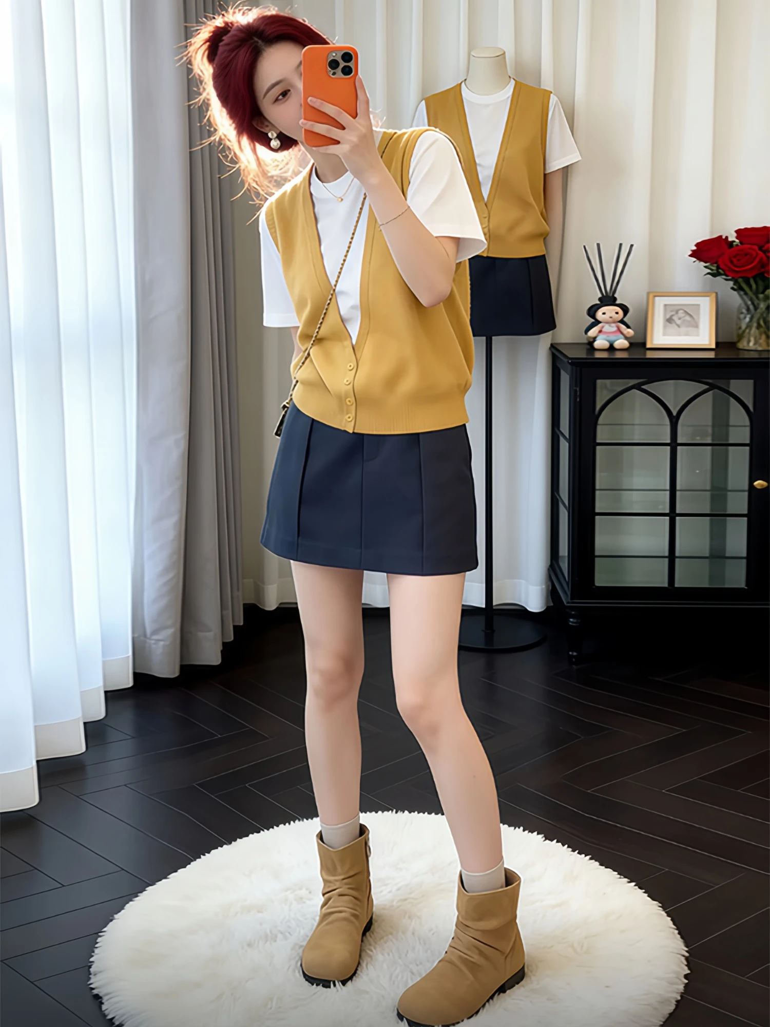 Women's High Waist Knitted Two-Piece Set Summer 2026 Casual Style Vest T-Shirt Splicing Skirt Ensemble Breathable
Women's High Waist Knitted Two-Piece Set Summer 2026 Casual Style Vest T-Shirt Splicing Skirt Ensemble Breathable