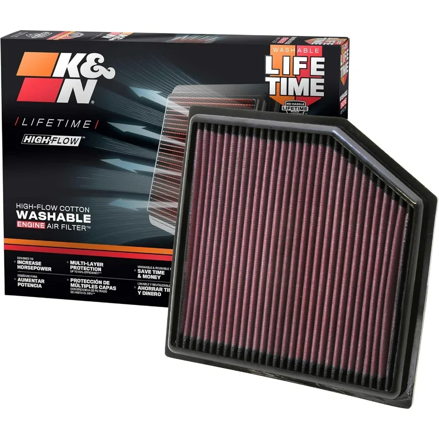 High-Flow Original Lifetime Engine Air Filter: Increase Power Premium Washable Compatible with 2012-2024 Lexus/ 33-2452
High-Flow Original Lifetime Engine Air Filter: Increase Power Premium Washable Compatible with 2012-2024 Lexus/ 33-2452
