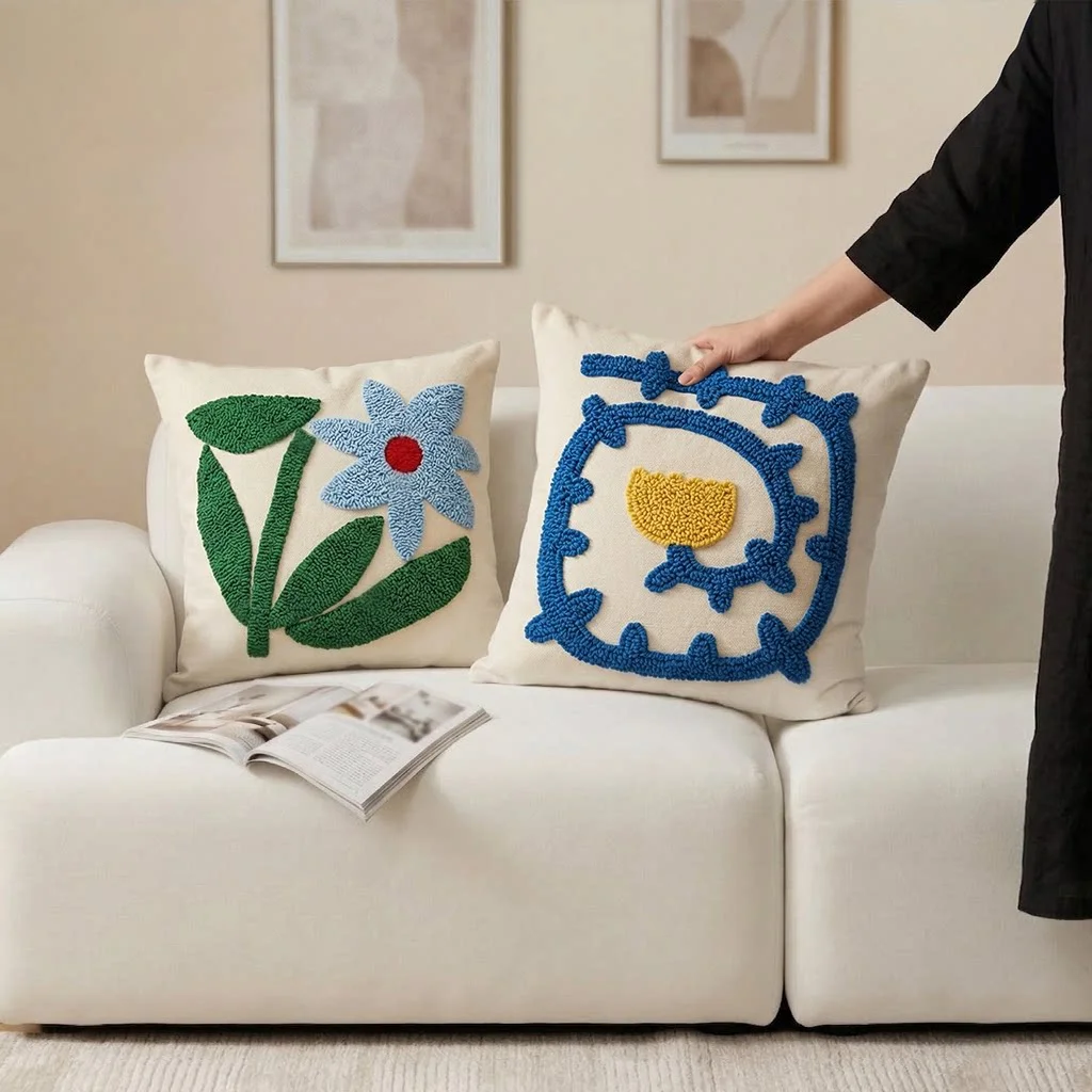 Simple Cartoon Style Pillowcase Embroidery Pillows For Sofa Headrest Cushion Pillow Cover Bolster Living Room Home Decoration
Simple Cartoon Style Pillowcase Embroidery Pillows For Sofa Headrest Cushion Pillow Cover Bolster Living Room Home Decoration