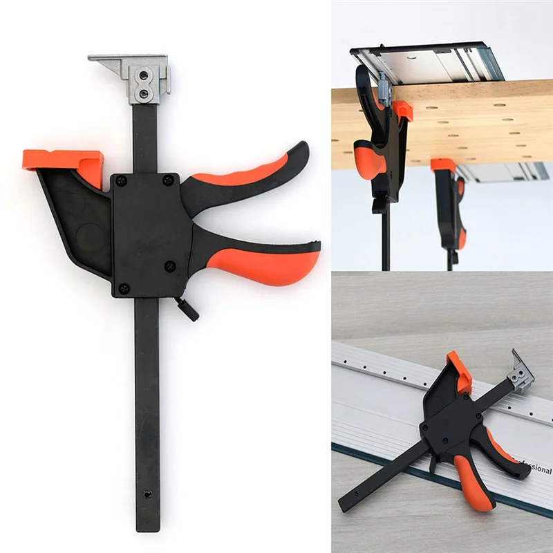 ABDJ-Track Quick Clamps - Secure And Fast Clamping For Track-Saw Tracks, Push-Button Fast Release, Table Saw Quality Cut
ABDJ-Track Quick Clamps - Secure And Fast Clamping For Track-Saw Tracks, Push-Button Fast Release, Table Saw Quality Cut