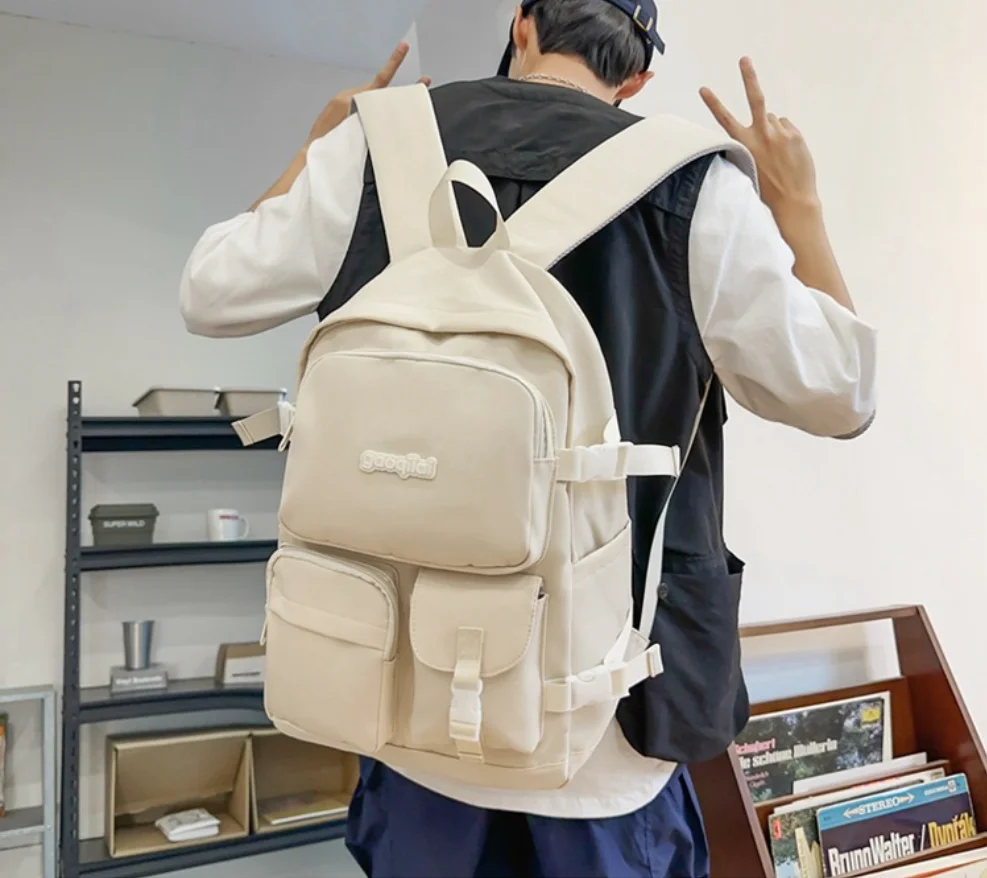 New Fashionable, Simple, Solid Color, Versatile Backpack, Workwear, Japanese and Korean Style backpacks Женский рюкзак mochilas
New Fashionable, Simple, Solid Color, Versatile Backpack, Workwear, Japanese and Korean Style backpacks Женский рюкзак mochilas