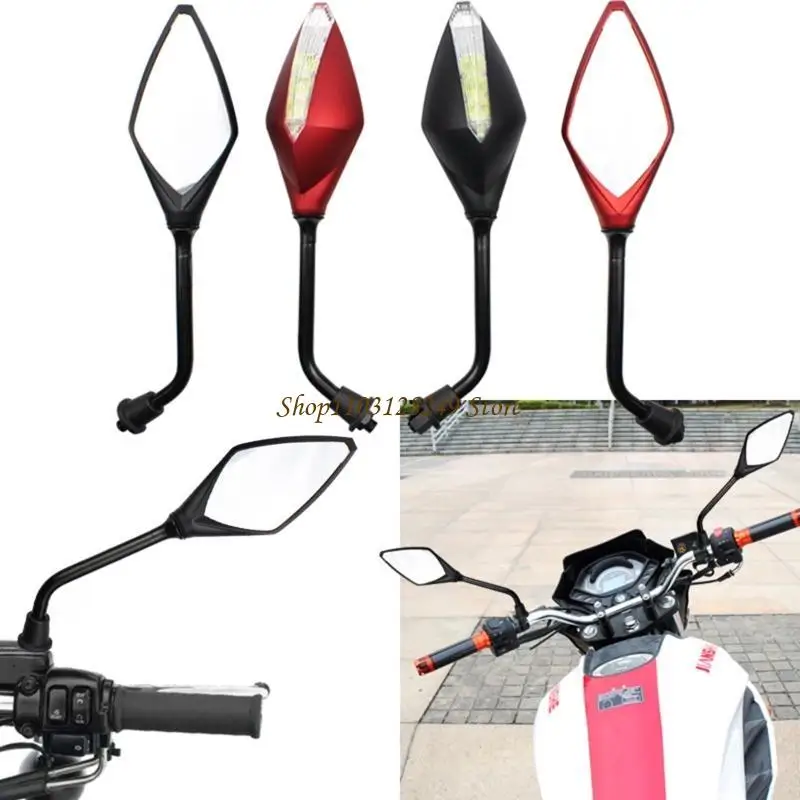 N5KD Integrated Side Mirrors Rearview Mirror Motorbike Accessories Motorcycle LED Turn Mirrors A Pair Turn Indicators
N5KD Integrated Side Mirrors Rearview Mirror Motorbike Accessories Motorcycle LED Turn Mirrors A Pair Turn Indicators