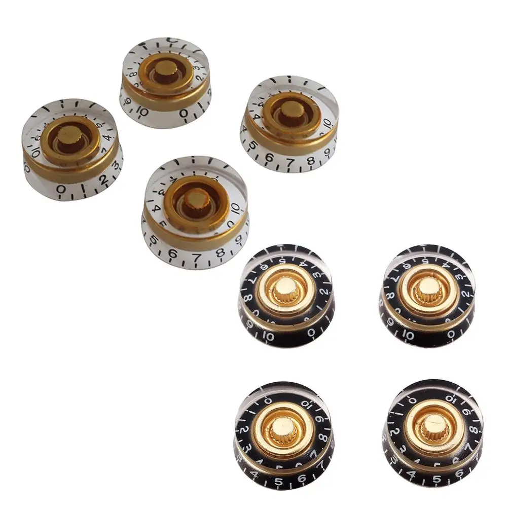 4PCS Large Round String Button Guitar Tone Volume Control Knobs Electric Guitar Parts Replacement Premium Plastic
4PCS Large Round String Button Guitar Tone Volume Control Knobs Electric Guitar Parts Replacement Premium Plastic