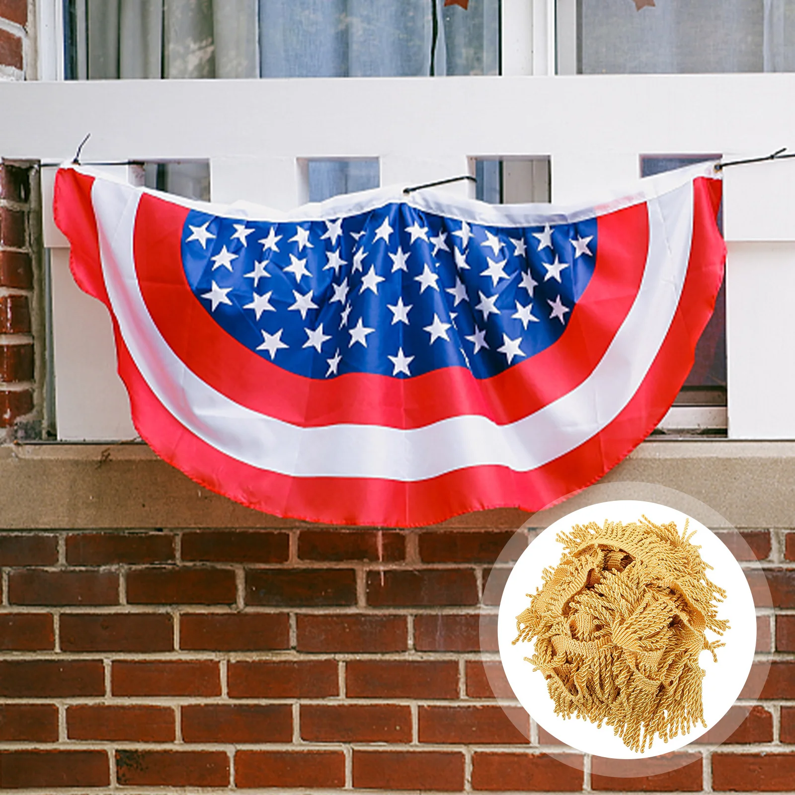 Polyester Flag Fringe Trim Tassel Border Creative Handmade Material for Sewing Home Textiles Trim Fringe Fringes
Polyester Flag Fringe Trim Tassel Border Creative Handmade Material for Sewing Home Textiles Trim Fringe Fringes