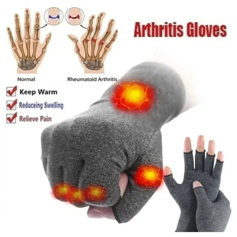 1/2pair Compression Arthritis Gloves Cycling Fingerless Motorcycle Gloves Relief Pressure Fitness Training Sport Gloves Non-Slip
1/2pair Compression Arthritis Gloves Cycling Fingerless Motorcycle Gloves Relief Pressure Fitness Training Sport Gloves Non-Slip