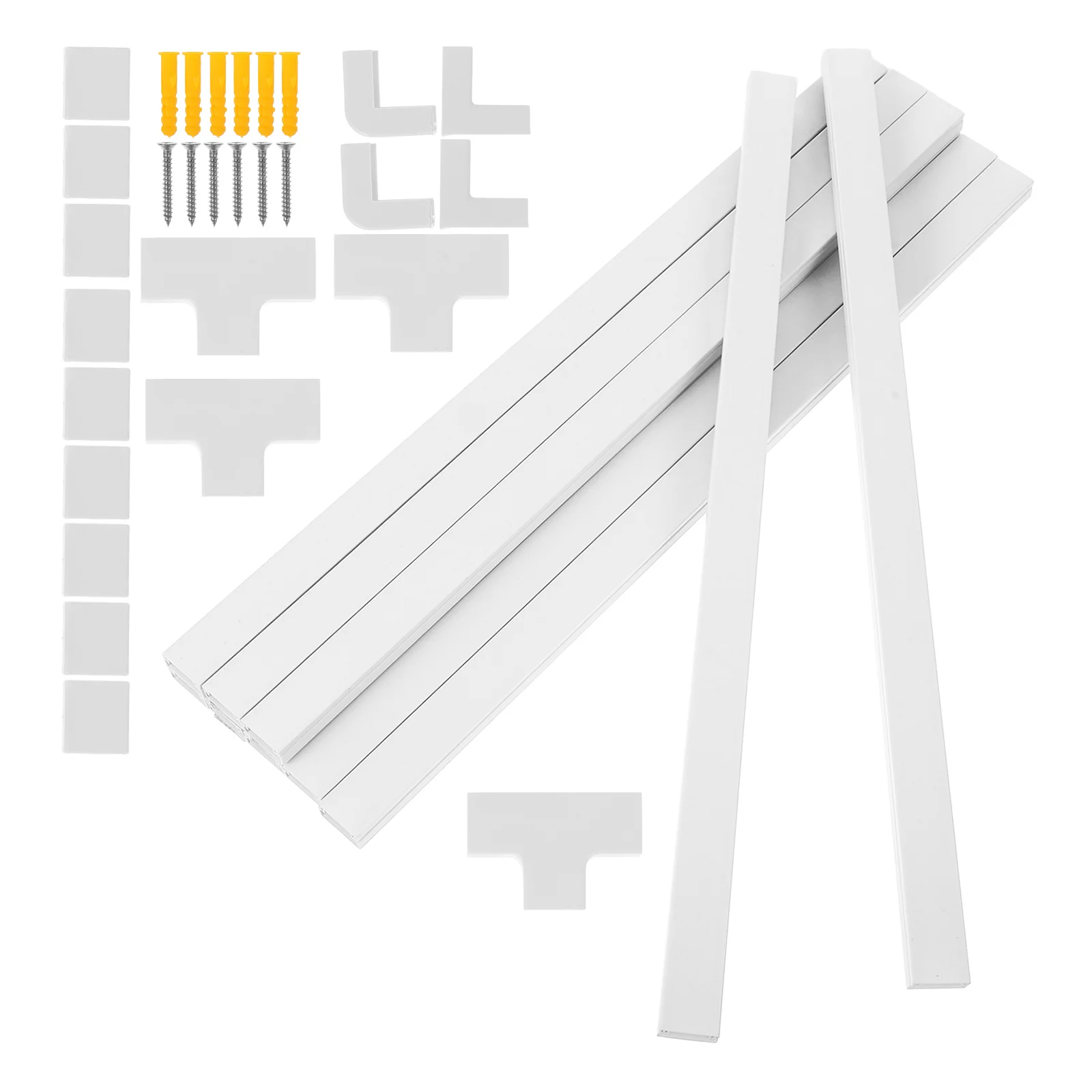 Cable Organizer Set PVC Wire Management Cord Covers Wall Mount Cable Hider Kit Flat Wall Plug Mini Split Line for Home
Cable Organizer Set PVC Wire Management Cord Covers Wall Mount Cable Hider Kit Flat Wall Plug Mini Split Line for Home