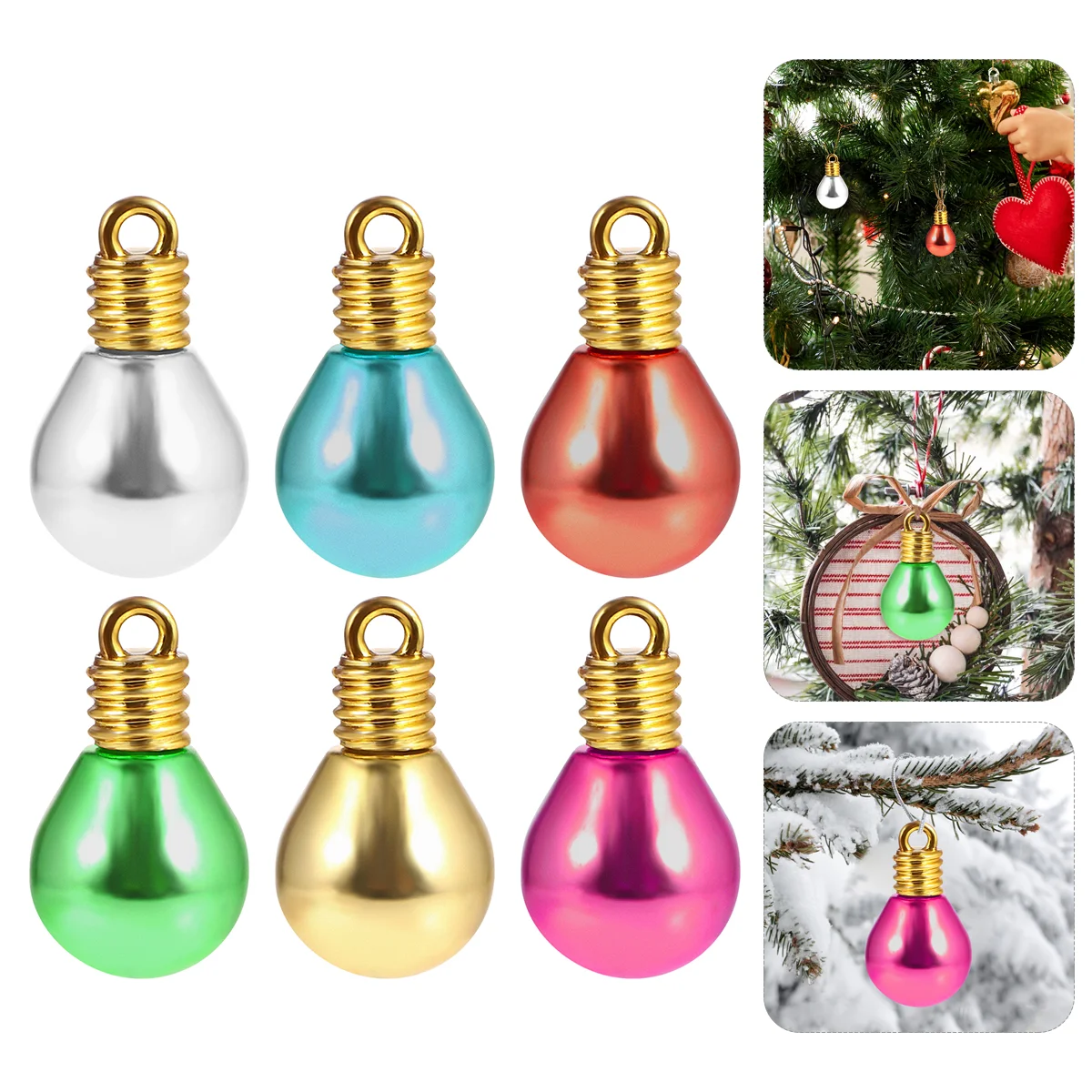 100Pcs Round Plastic Beads Christmas Light Bulb Craft Materials Jewelry Making Accessories Home Decoration
100Pcs Round Plastic Beads Christmas Light Bulb Craft Materials Jewelry Making Accessories Home Decoration