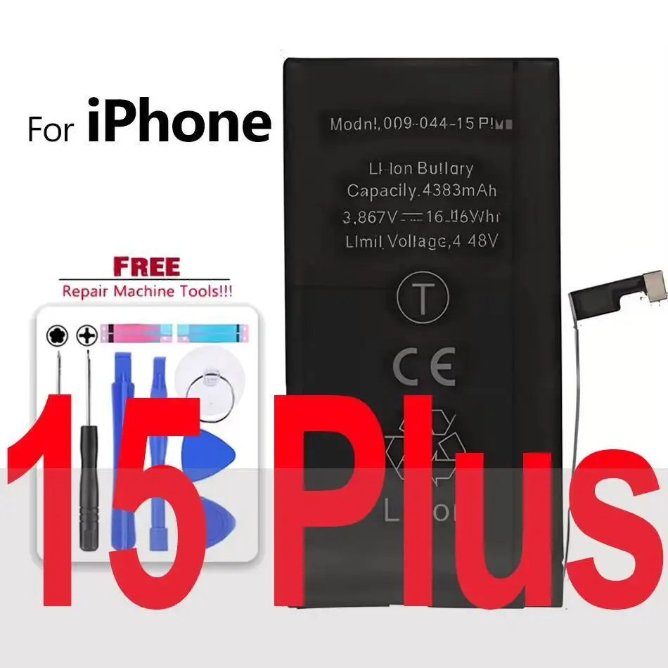 Mobile Phone Battery For Apple Iphone 15 Plus High Capacity 3279Mah Fast Charging
Mobile Phone Battery For Apple Iphone 15 Plus High Capacity 3279Mah Fast Charging