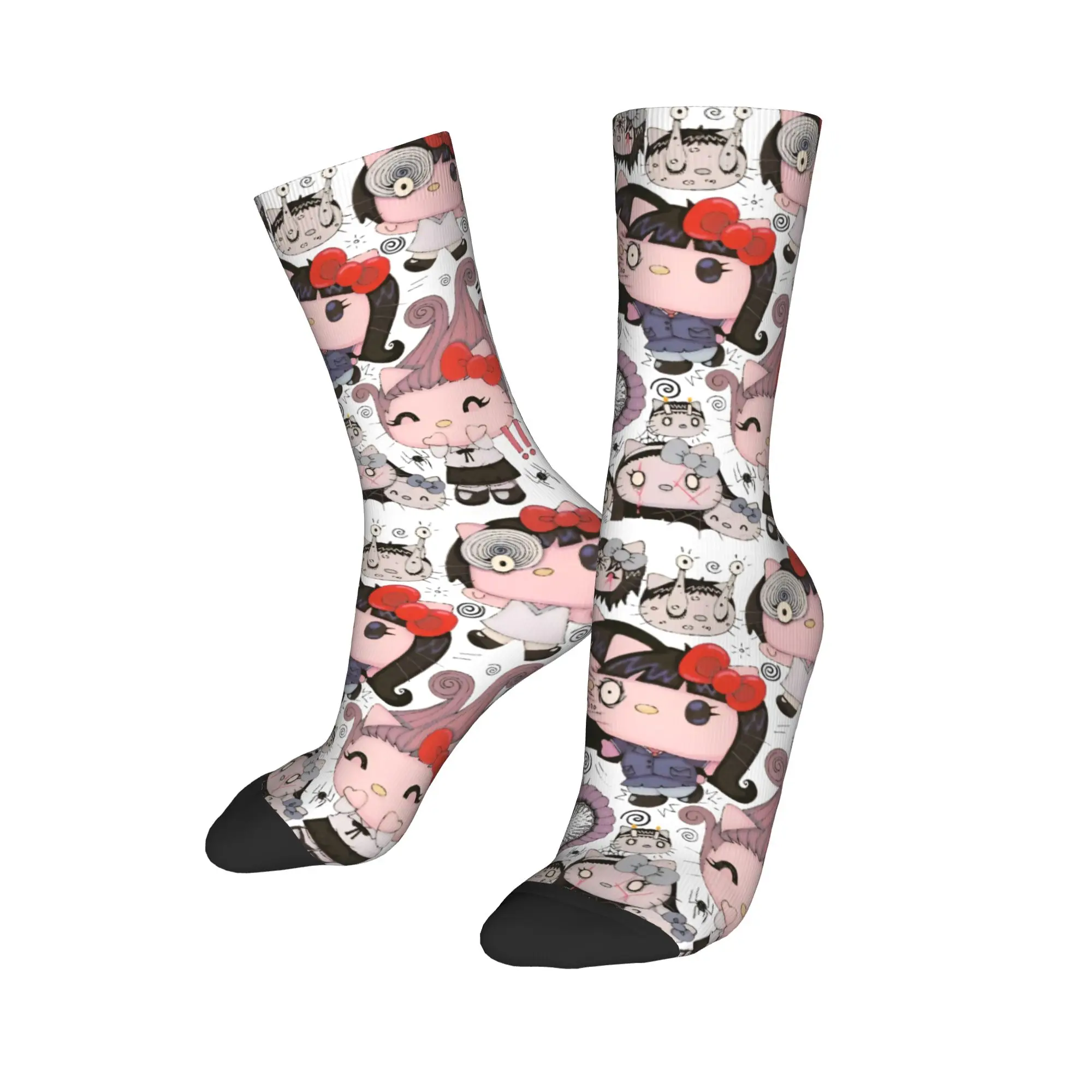 Носки Tomie Girl для мужчин и женщин, модные полиэстеровые носки Hello Kitty в стиле аниме, хип-хоп, весна, лето, осень, зима, средние носки-трубы, подарки
Носки Tomie Girl для мужчин и женщин, модные полиэстеровые носки Hello Kitty в стиле аниме, хип-хоп, весна, лето, осень, зима, средние носки-трубы, подарки