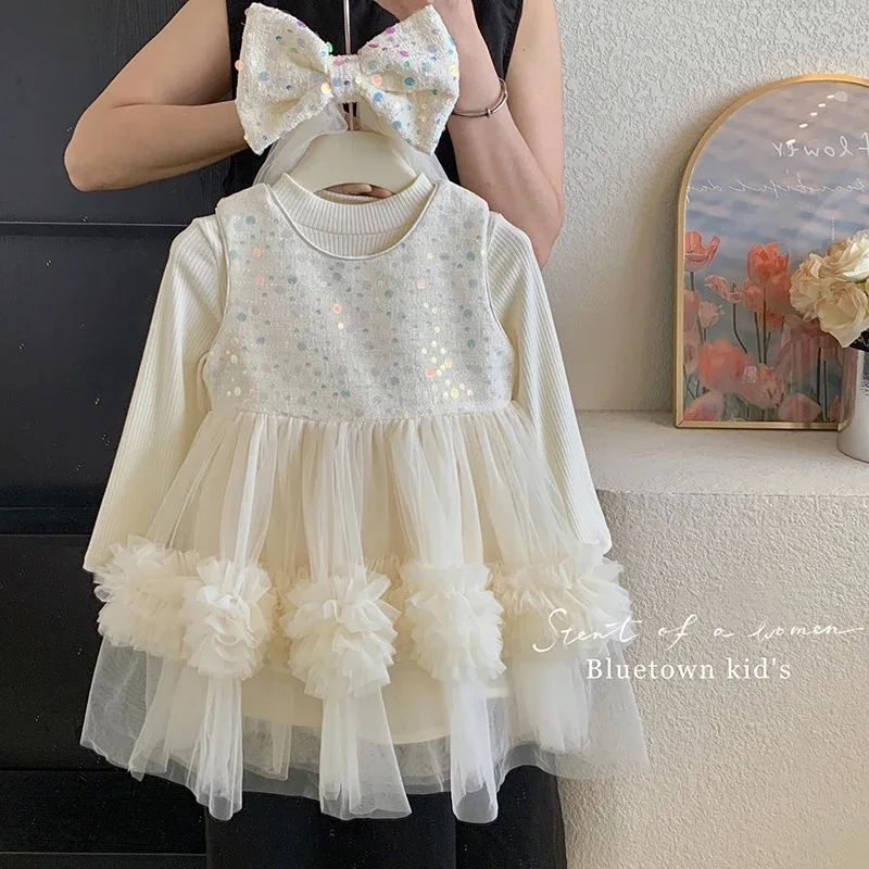 CXJM-Trendy Girls' Dress2025Spring New Children's Fairy Mesh Princess Dress Baby Girl Dress
CXJM-Trendy Girls' Dress2025Spring New Children's Fairy Mesh Princess Dress Baby Girl Dress