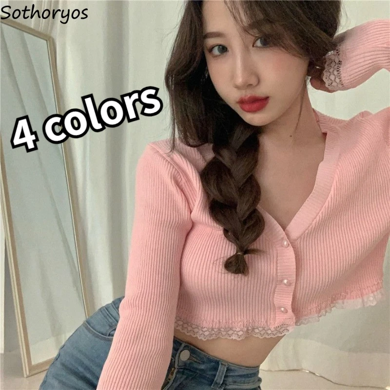 Jackets Women Solid Lace All-match Lovely Casual Retro Basics Korean Style Graceful Personality Spring Soft Daily Age-reducing
Jackets Women Solid Lace All-match Lovely Casual Retro Basics Korean Style Graceful Personality Spring Soft Daily Age-reducing