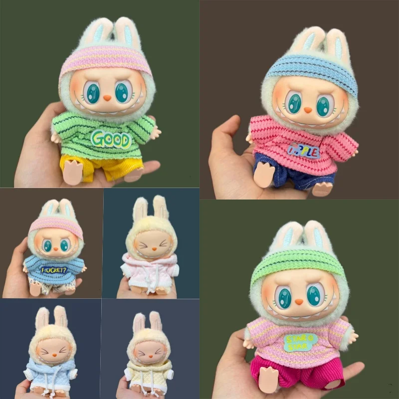 Clothes for 17cm doll costume cute doll labubu Sitting party costume Accessories (No doll)
Clothes for 17cm doll costume cute doll labubu Sitting party costume Accessories (No doll)