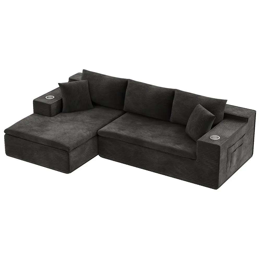 109 Boneless Couch with Memory Foam, Modular Sectional Sofa with LShape Chaise, Cloud Couch with Deep Seat, Dual Cup Holders am
109 Boneless Couch with Memory Foam, Modular Sectional Sofa with LShape Chaise, Cloud Couch with Deep Seat, Dual Cup Holders am